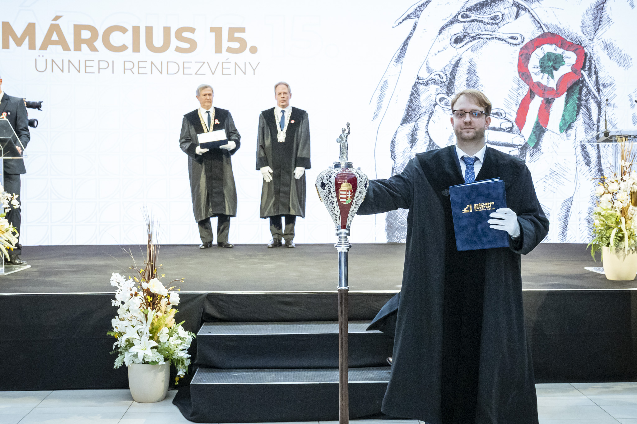 Doctoral gallery: The ceremony was completed by the conferral of doctoral degrees (Photo: András Adorján, Gergely Nagy / Széchenyi István University)